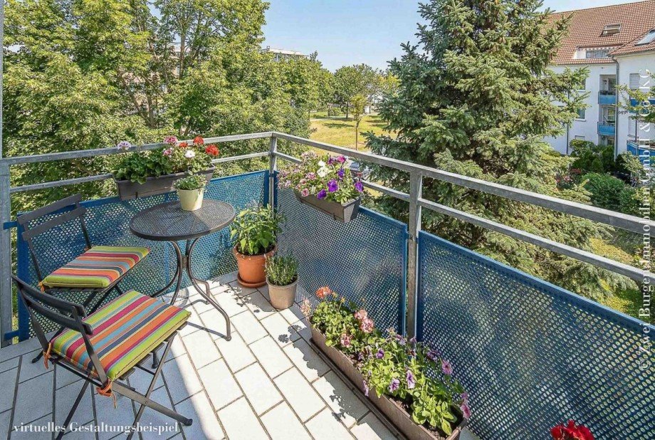 �berdachter Balkon Wohnung Mannheim