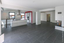 K�che und Essbereich Modernes Wohndomizil im Bauhausstil - in ruhiger unverbaubarer Fernsichtlage +VERKAUFT+