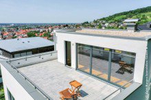 Panoramaterrasse Modernes Wohndomizil im Bauhausstil - in ruhiger unverbaubarer Fernsichtlage +VERKAUFT+