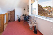 Flur Mediterrane Maisonette-Eigentumswohnung mit Blick auf die Altstadt von Weinheim