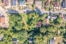 Luftbild Baugrundst�ck in Hangaussichtslage von Neckargem�nd