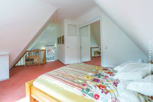 Schlafzimmer Mediterrane Maisonette-Eigentumswohnung mit Blick auf die Altstadt von Weinheim