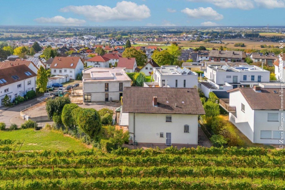 Bebauungsrand L�tzelsachsen Einfamilienhaus Weinheim