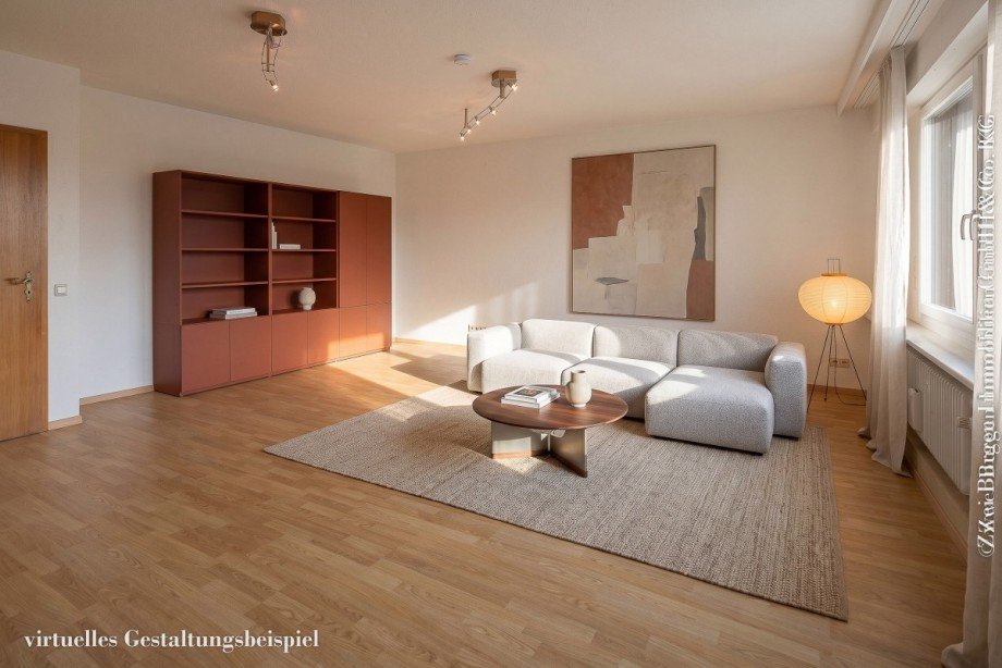 heller Wohnraum Wohnung Weinheim