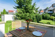 Terrasse am Haus Charmantes Einfamilienhaus in ruhiger Wohnlage von M�rlenbach-Mitte