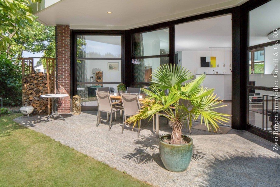 S�dwest-Terrasse Einfamilienhaus Weinheim