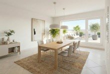 Essbereich, virtuell m�bliert Exklusives Penthouse mit 360�-Panoramablick �ber Weinheim - Sofort frei & ohne K�uferprovision!