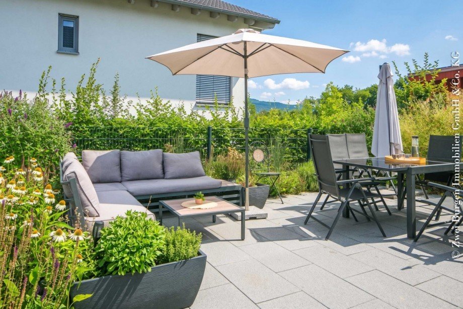Gartenterrasse Einfamilienhaus Rimbach