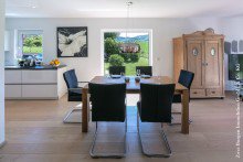 Essbereich mit Fernblick MODERNE DOPPELHAUSH�LFTE IN RIMBACH-KERNGEMEINDE +VERKAUFT+