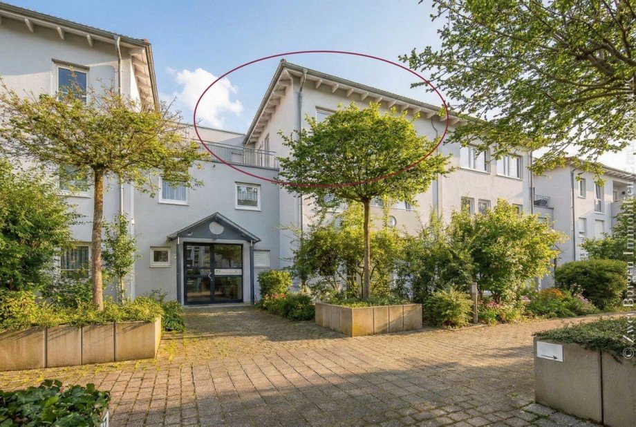 geplegte Wohnanlage Wohnung Weinheim