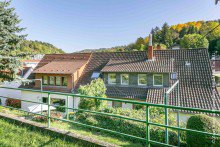 Blick vom Garten Freistehendes Vierfamilienhaus N�he Innenstadt von Weinheim +VERKAUFT+