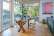 Essbereich mit Ausblick Freistehendes modernes Einfamilienhaus am Naturrand in M�rlenbach-Kerngemeinde