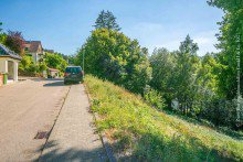 Blick zum Grundst�ck Baugrundst�ck in Hangaussichtslage von Neckargem�nd