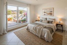 Schlafzimmer 3, virt.m�bliert Exklusives Penthouse mit 360�-Panoramablick �ber Weinheim - Sofort frei & ohne K�uferprovision!