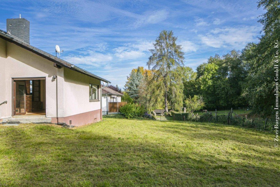 ebener Garten Einfamilienhaus Abtsteinach