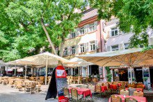 Ansicht Gesch�ftshaus auf dem Marktplatz in Weinheim