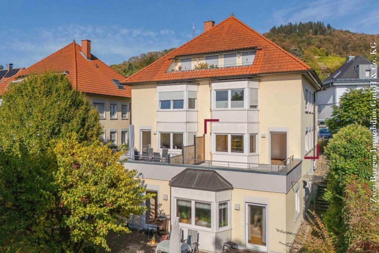 Ansicht West Weinheim Wohnung Bezugsfreie 2-Zimmer-Terrassenwohnung im Nibelungenviertel Weinheim