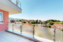 Ausblick nach S�den Stufenlose Eigentumswohnung mit Garage in Weinheim-L�tzelsachsen + 360  Grad Rundgang 3D