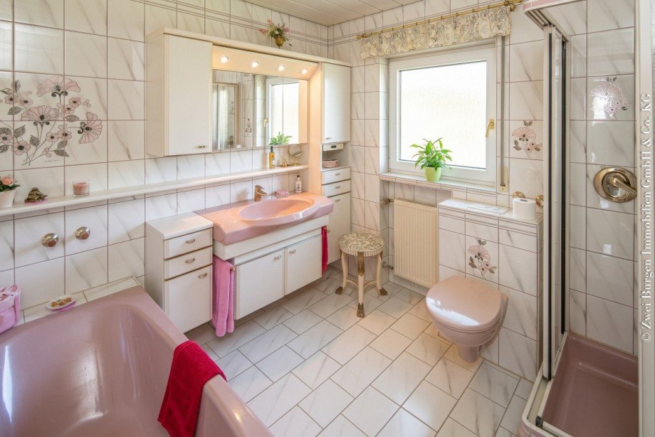 Badezimmer im OG Einfamilienhaus Weinheim