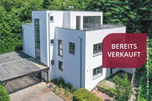 Reserviert-HP Modernes Wohndomizil im Bauhausstil - in ruhiger unverbaubarer Fernsichtlage +VERKAUFT+