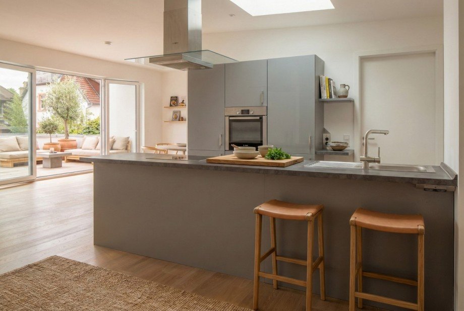 Einbauk�che inklusive, virt. mobliert Wohnung Weinheim