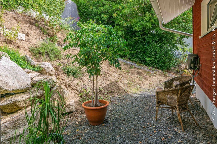 Freisitz hinter dem Haus Einfamilienhaus Rimbach