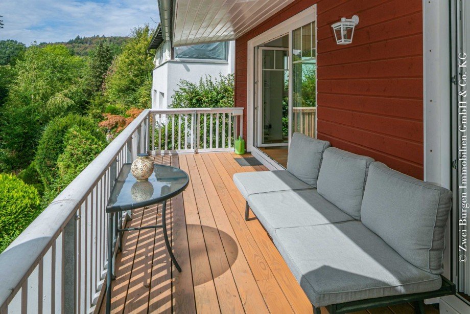 Balkon vor Schlafzimmer Einfamilienhaus Rimbach