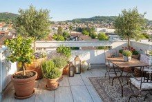 Ostterrasse virtuell m�bliert Exklusives Penthouse mit 360�-Panoramablick �ber Weinheim - Sofort frei & ohne K�uferprovision!