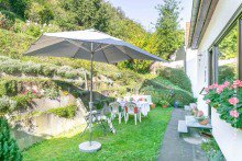 sonnige Terrasse Freistehendes Vierfamilienhaus N�he Innenstadt von Weinheim +VERKAUFT+