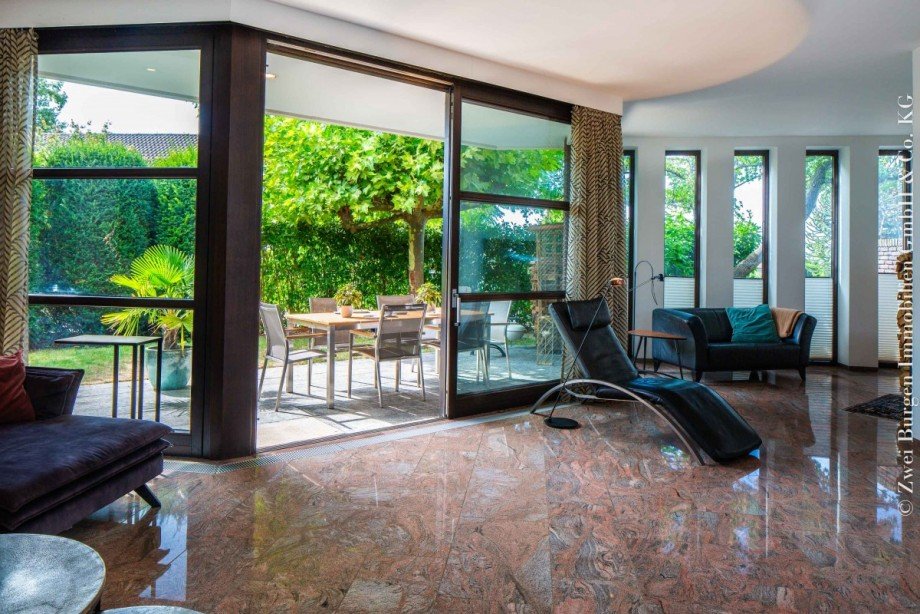 raumhohe Verglasung Einfamilienhaus Weinheim