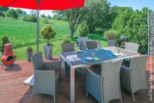 gro�e Terrasse MODERNE DOPPELHAUSH�LFTE IN RIMBACH-KERNGEMEINDE +VERKAUFT+