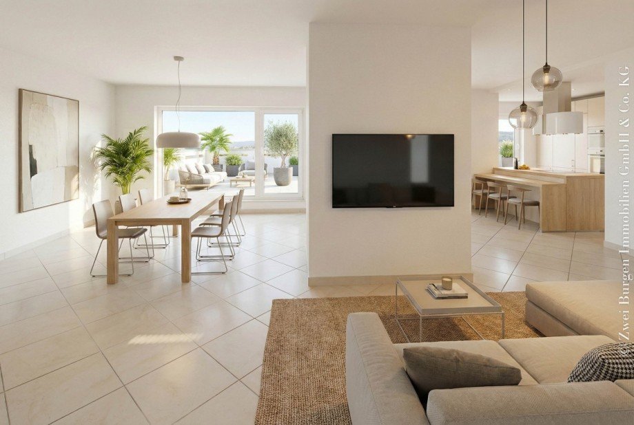 Wohnen-Essen-K�che.virt.m�bliert Wohnung Weinheim