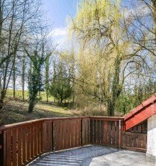 sonnige S�d-Terrasse im DG Freistehendes Einfamilienhaus mit gro�em Grundst�ck am Naturrand in M�rlenbach