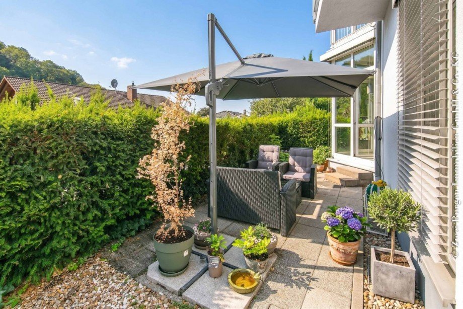 S�dterrasse EG Mehrfamilienhaus Hemsbach
