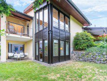 Terrasse mit Garten Freistehendes Einfamilienhaus mit Doppelgarage in gesuchter Wohnlage von Hirschberg-Gro�sachsen