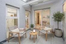 Morgensonne, Blick zum Essbereich Weitl�ufige 2-Zimmer-Eigentumswohnung mit TG-Stellplatz in Top-Lage Weinheim