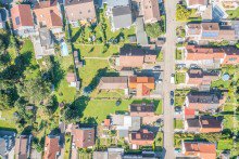 Drohenbild Umgebung K�ufer provisionsfrei! Abrissgrundst�ck in ruhiger Wohnlage Weinheim-Weststadt +VERKAUFT+